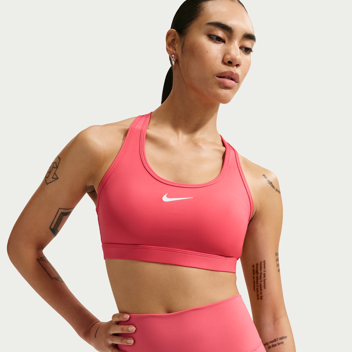 Rosa Intervalos de alta intensidad Tenis Prenda superior. Nike US